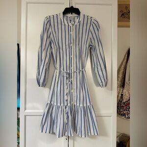Nine West Mini Striped Dress Size Medium